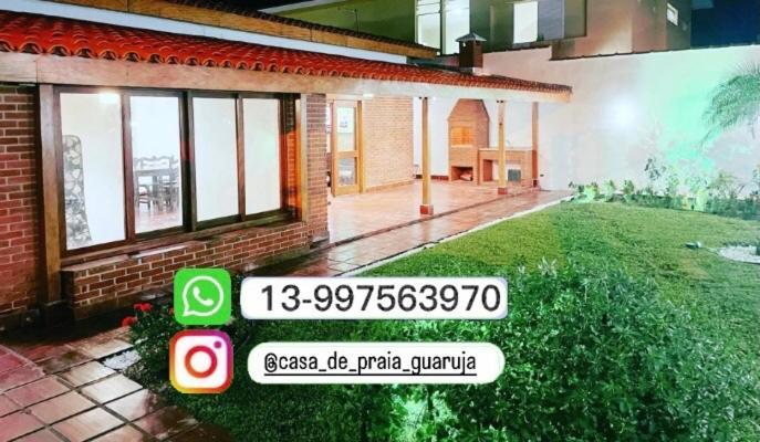 Beach House Unidade 2 - Casas De Praia Guaruja 50 Metros Do Mar Exterior photo